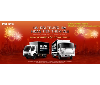 MUA XE RƯỚC "LỘC" – "ƯU ĐÃI NHÂN ĐÔI" TẠI ISUZU TẤN PHÁT