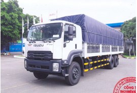 ISUZU FVM34W THÙNG MUI BẠT (15 TẤN) 1 TỶ 630TRIỆU