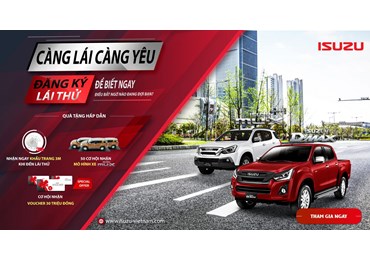 ISUZU PICKUP DMAX - CHIẾC BÁN TẢI ĐỘNG CƠ BLUE POWER MỚI