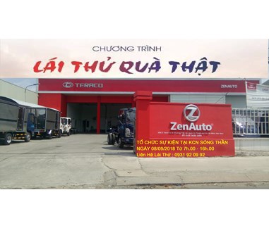 LÁI THỬ XE CÙNG ZENAUTO ( HỆ THỐNG 3S CỦA TERACO)